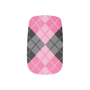 Argyle Design Nails Minx Nail Wraps