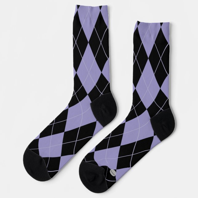 Argyle Design Sock in Any Color HAMbyWG (Left)