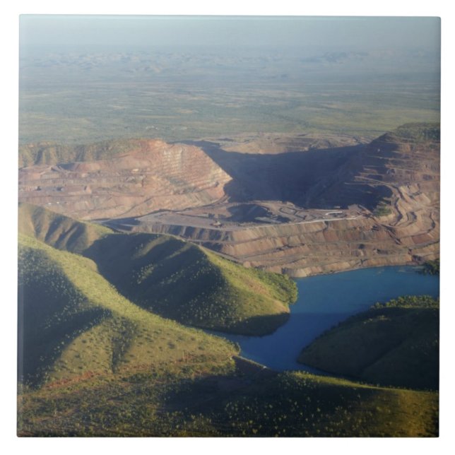 Argyle Diamond Mine Ceramic Tile (Front)