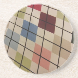 Argyle Drink Coaster