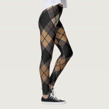 Argyle Harlequin Trendy Black Beige Diamond