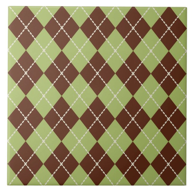 Argyle Kitchen Trivet Tile (Front)