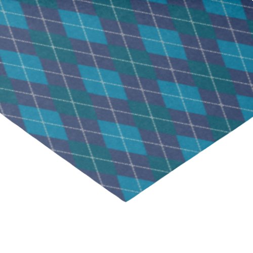 Argyle Knit Marine Blue for Him Crafts Decoupage Tissue Paper