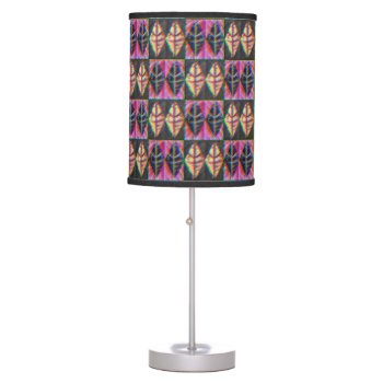 Argyle Leaves Lamp by ADHGraphicDesign at Zazzle