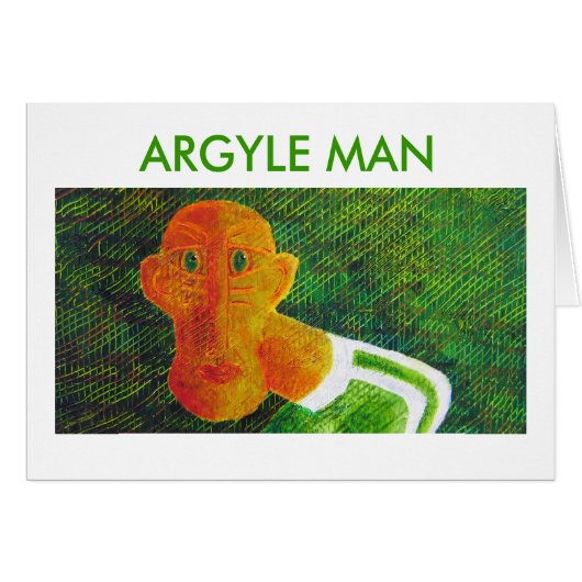 ARGYLE MAN CARDS (Front Horizontal)