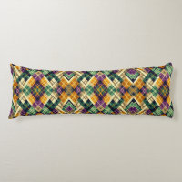 Argyle Mardi Gras yellow purple green