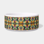 Argyle Mardi Gras yellow purple green Bowl<br><div class="desc">imagine it</div>