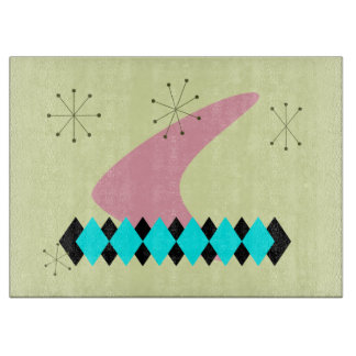 Argyle Mid Century Modern Cutting Board