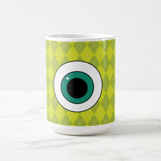 Argyle Mike Wazowski Coffee Mug (Center)