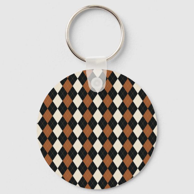 Argyle Patten Keychain (Front)