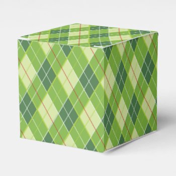Argyle Pattern Green Golf Sport Gift Box by Mylittleeden at Zazzle