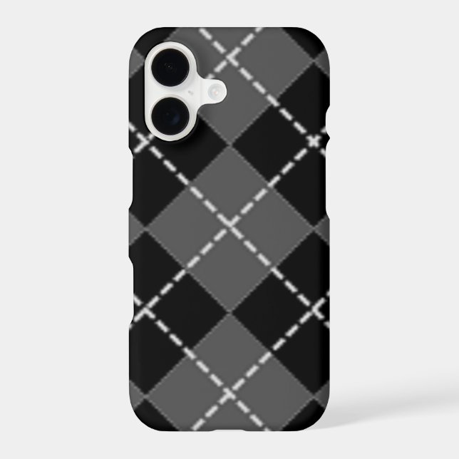 ARGYLE PATTERN IPHONE CASE (Back)