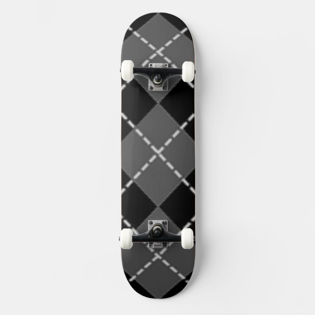 ARGYLE PATTERN SKATEBOARD (Front)