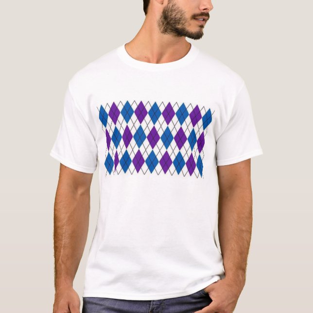 Argyle Pattern T-Shirt (Front)