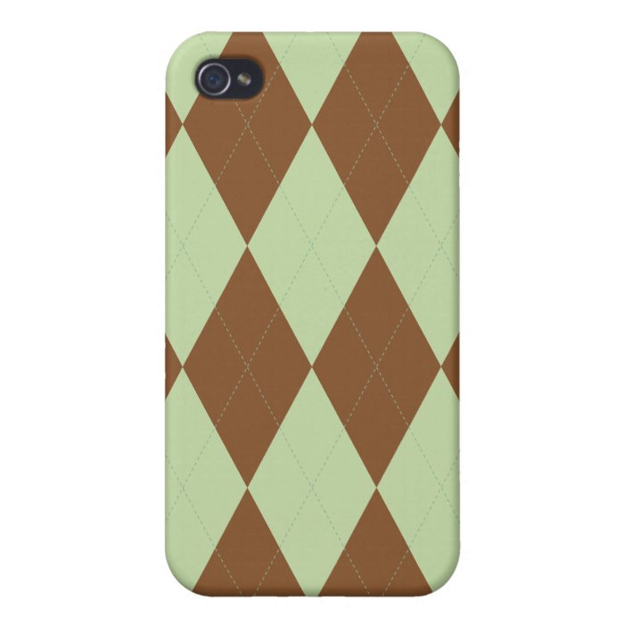 Argyle Patterned Iphone Case iPhone 4 Cover