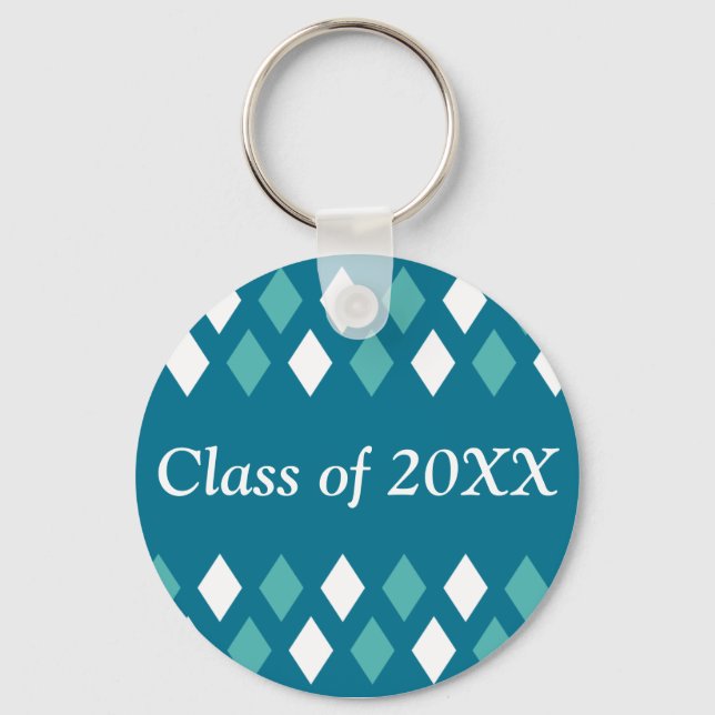 Argyle Personalized Class Of Keychain (Front)
