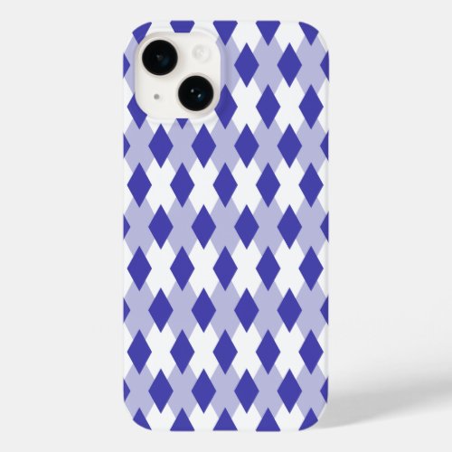 Argyle Plaid Pattern_4A46B0 Case_Mate iPhone 14 Case