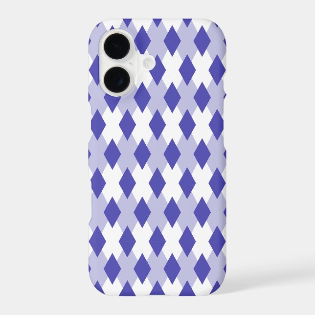 Argyle Plaid Pattern_4A46B0 Iphone Case (Back)