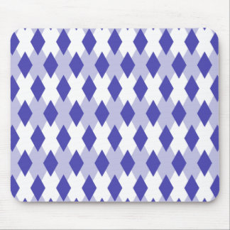 Argyle Plaid Pattern_4A46B0 Mouse Pad