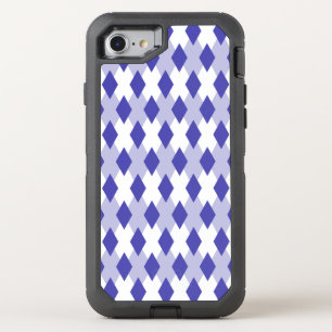 Argyle Plaid Pattern_4A46B0 OtterBox Defender iPhone SE/8/7 Case