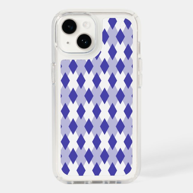 Argyle Plaid Pattern_4A46B0 Speck iPhone Case (Front)