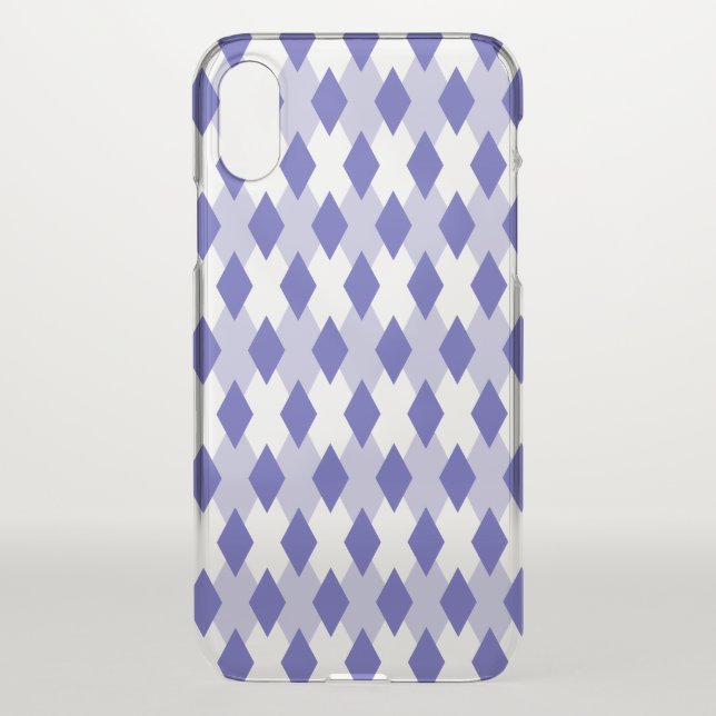 Argyle Plaid Pattern_4A46B0 Uncommon iPhone Case (Back)