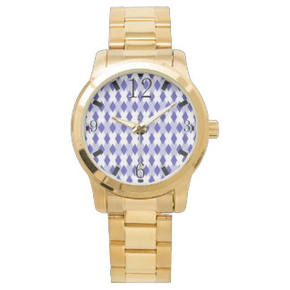 Argyle Plaid Pattern_4A46B0 Watch