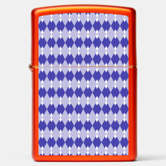 Argyle Plaid Pattern_4A46B0 Zippo Lighter