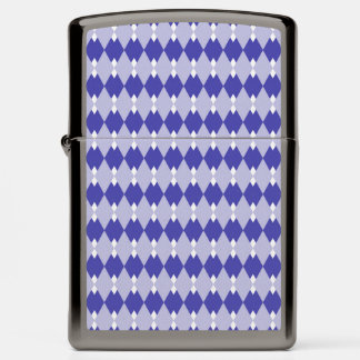 Argyle Plaid Pattern_4A46B0 Zippo Lighter