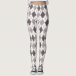 Argyle Plaid Red Gray Silver Leggings<br><div class="desc">Trendy argyle plaid in red,  gray and silver modern workout wear. Great Design from TLS Designs.</div>