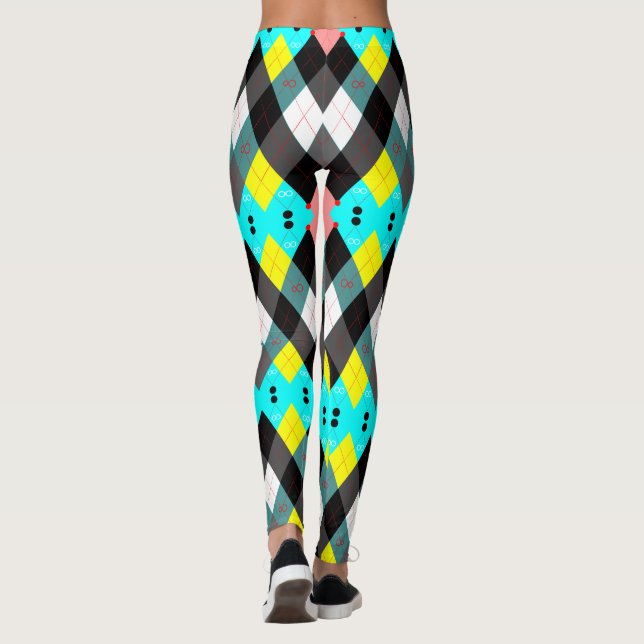 Argyle Revisited 7 Leggings (Back)