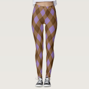 Argyle Style Plaid Leggings