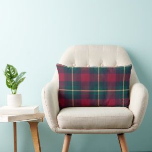 Argyle tartan Scottish check pattern Lumbar Pillow