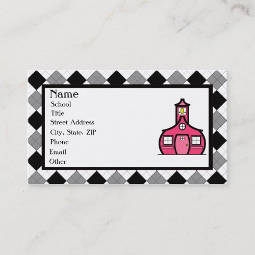 Argyle Teacher Business Card