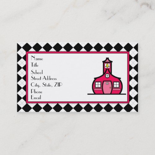 Argyle Teacher Business Card
