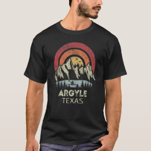 Argyle Texas Mountain Sunset Sunrise Kayaking T-Shirt