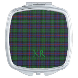 Argyll District Tartan with monogram / initials Compact Mirror