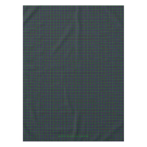 Argyll District Tartan with monogram  name Tablecloth