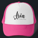 Aria Name Meaning Custom Hat Cap Girl Clothing<br><div class="desc">Perfect for someone named Aria!</div>