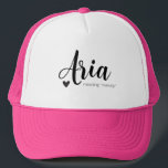 Aria Name Meaning Custom Hat Cap Girl Clothing<br><div class="desc">Perfect for someone named Aria!</div>