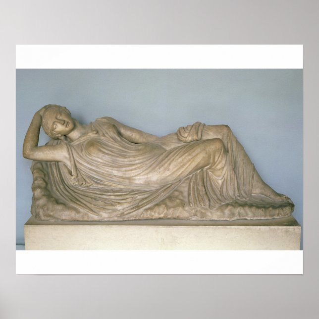Ariadne Asleep, Hellenistic from Alexandria, 2nd c Poster (Front)