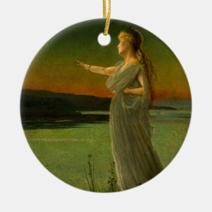Ariadne at Naxos John Atkinson Grimshaw Ceramic Ornament