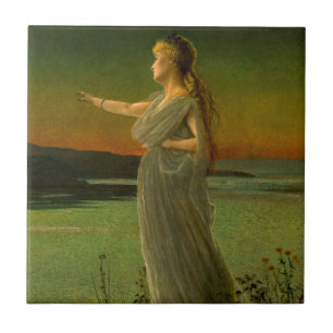 Ariadne at Naxos John Atkinson Grimshaw  Ceramic Tile