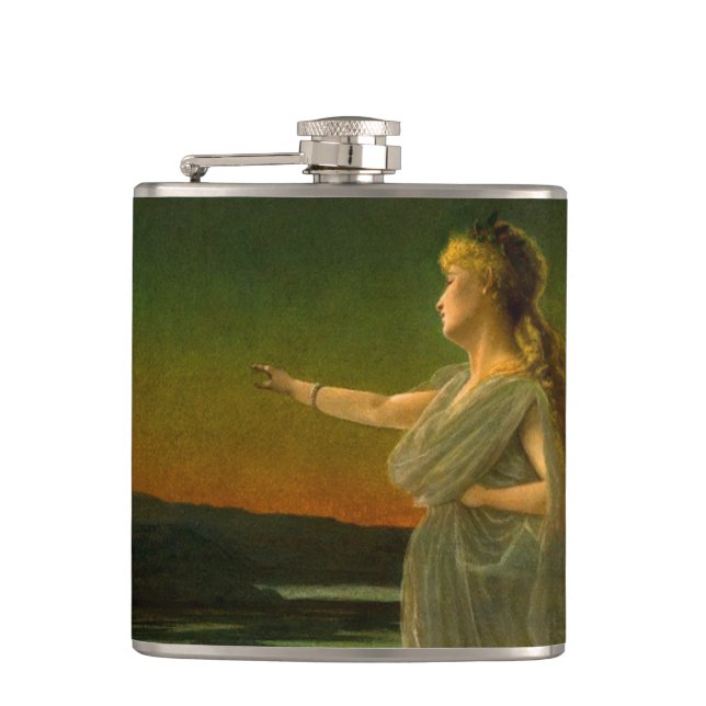 Ariadne at Naxos John Atkinson Grimshaw  Flask (Front)