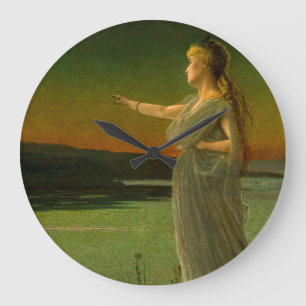 Ariadne at Naxos John Atkinson Grimshaw Large Clock