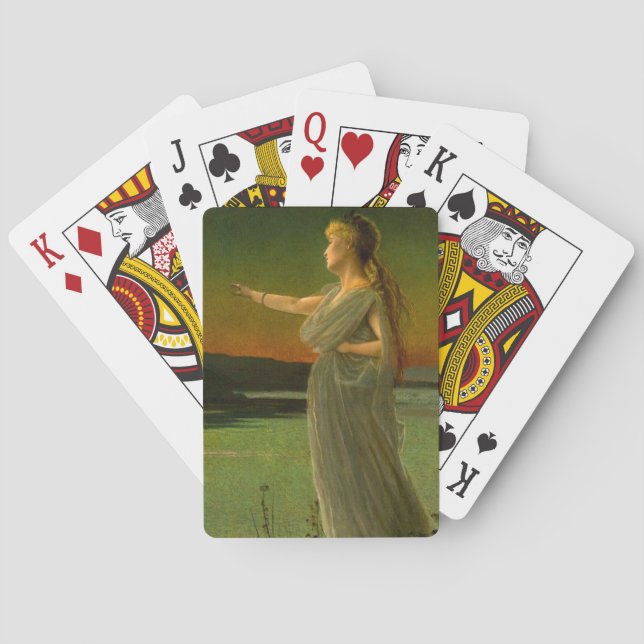 Ariadne at Naxos John Atkinson Grimshaw  Poker Cards (Back)