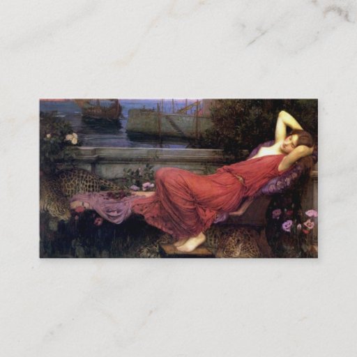Customizable Ariadne by John Waterhouse Business Cards