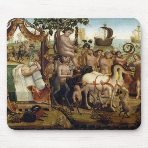 Ariadne in Naxos from the Story of Theseus oil o Mouse Pad