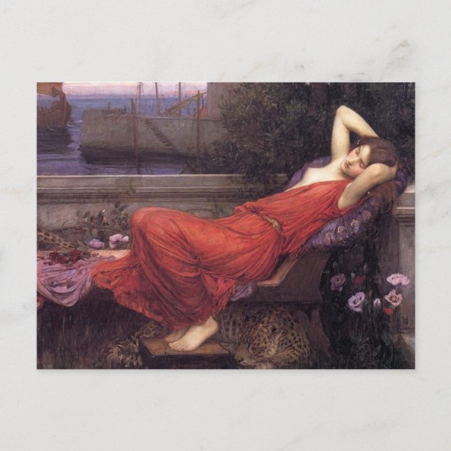 Ariadne [John William Waterhouse] Postcard (Front)