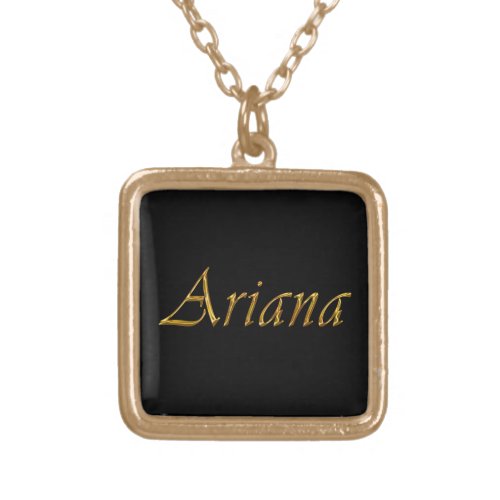 ARIANA Name_Branded Gift Pendant Necklace
